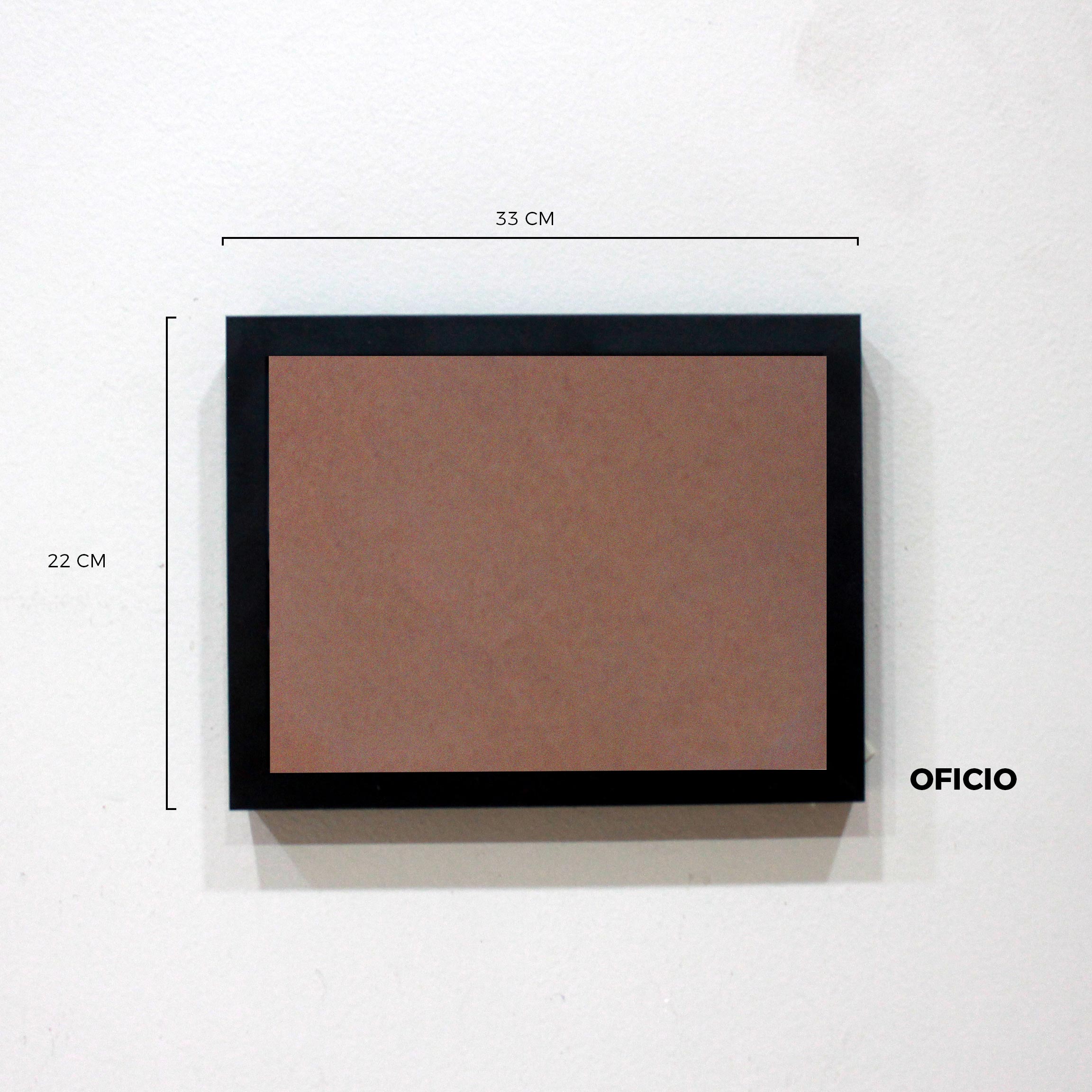 Enmarcacion de diploma Oficio 33x22 cm